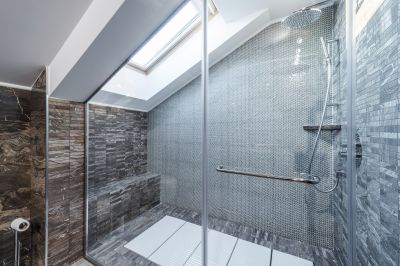 Glass Panel Shower Design